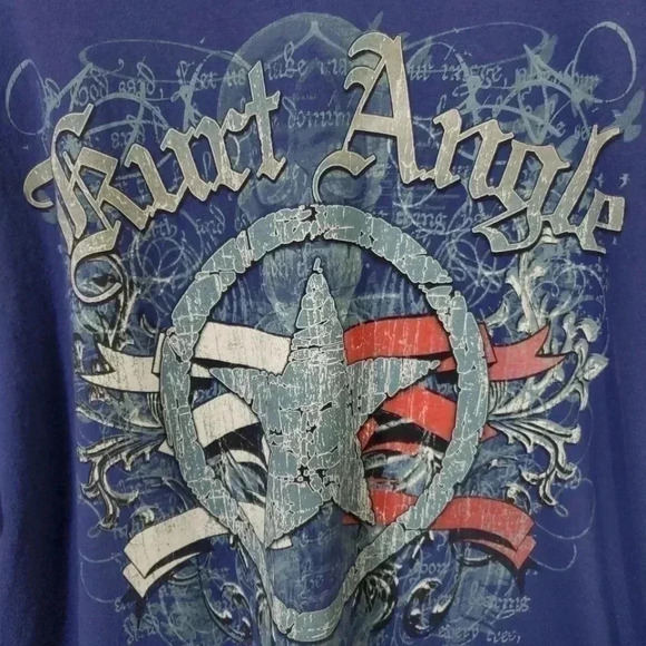Legendary Strength: Kurt Angle Vertex Tee - Size XL" - Picture 2 of 6